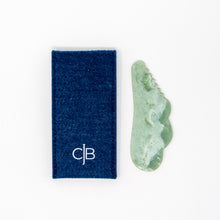 Load image into Gallery viewer, CJB Pocket Jade Gua Sha Board with Ridges