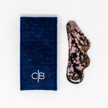 Load image into Gallery viewer, CJB Rhodonite Gua Sha Board
